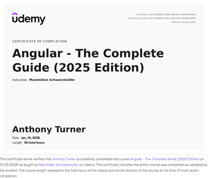 Angular Mastery Certification